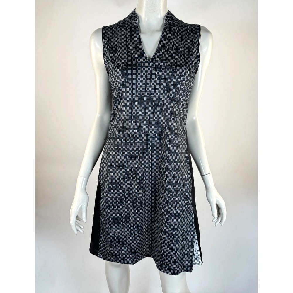 EP Pro Ladies Golf Dress Women S NWT $129 Stretch UPF+50 V-neck Sleeveless Black